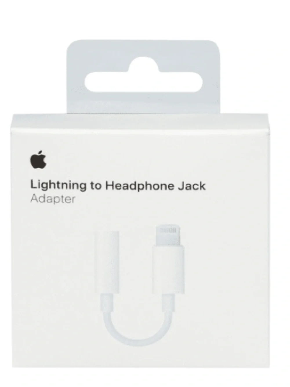 Apple Lightning to Headphone Jack Adapter - White, NIB